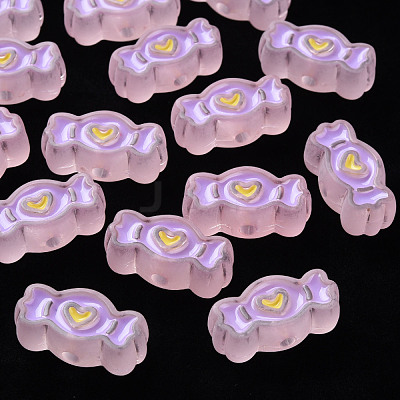 Transparent Acrylic Beads MACR-S374-05B-06-1