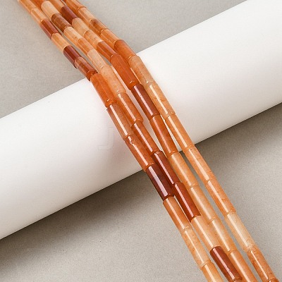 Natural Red Aventurine Beads Strands G-F631-D12-03-1