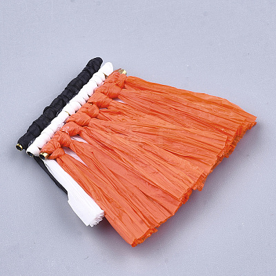 Raffia Tassel Pendant Decoration FIND-T023-07-1