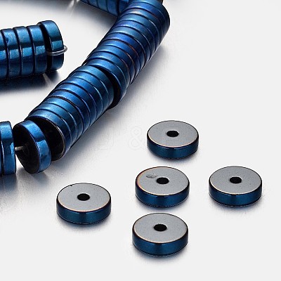 Electroplate Non-magnetic Synthetic Hematite Beads Strands G-F300-17C-05-1