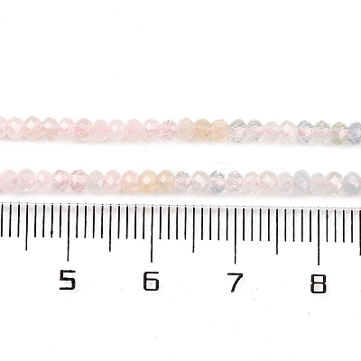 Natural Morganite Beads Strands G-F770-D04-02-1