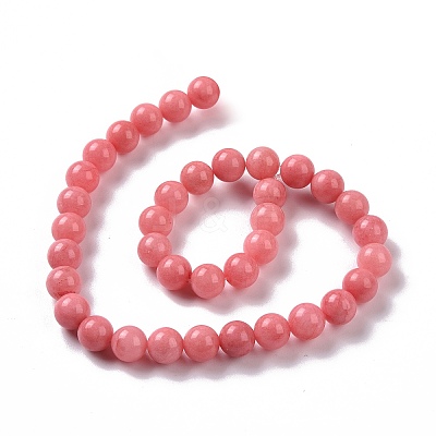 Natural Malaysia Jade Beads Strands G-A146-10mm-B08-1