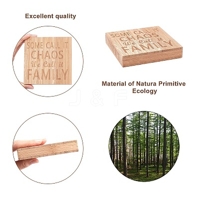 Natural Wood Display Decorations AJEW-CN0001-09B-1