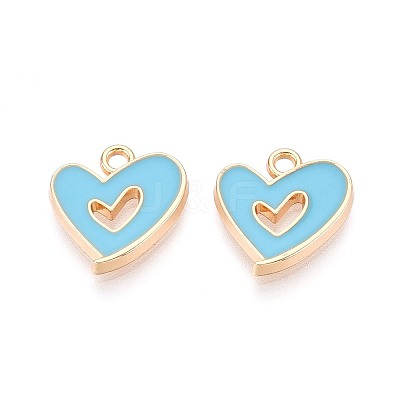 Alloy Enamel Pendants LS-PALLOY-T092-27G-05-1