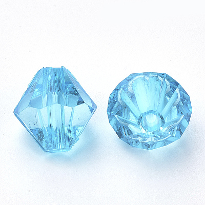 Transparent Acrylic Beads TACR-S146-4mm-M-1