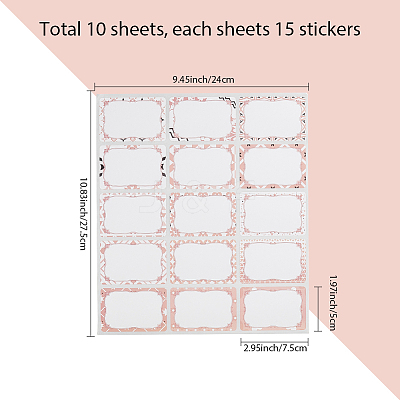 PVC Self Adhesive Stickers DIY-WH20007-64C-1