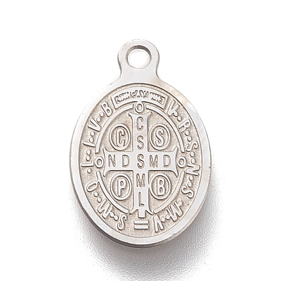 Non-Tarnish 304 Stainless Steel Charms STAS-M228-N01-P-1