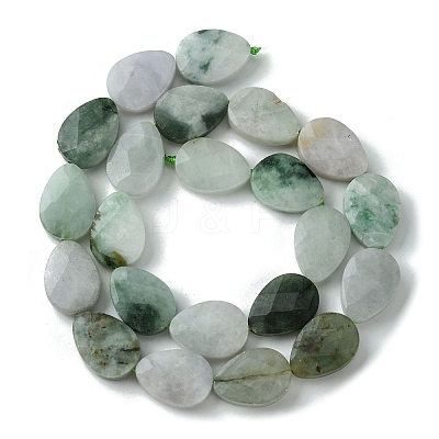Natural Myanmar Jadeite Beads Strands G-A092-B01-03-1
