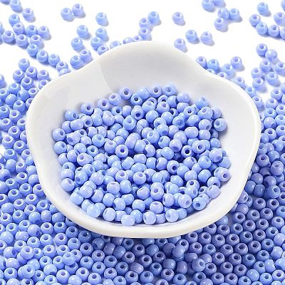 Baking Paint Glass Seed Beads SEED-H002-I-A530-1