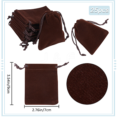 Velvet Jewelry Drawstring Gift Bags ABAG-BBC0001-10B-03-1