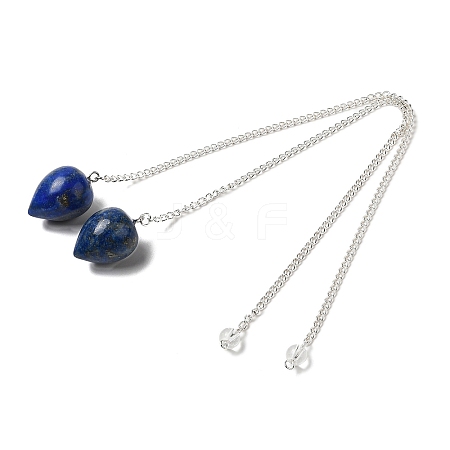 Natural Lapis Lazuli Dowsing Pendulums G-R492-01S-12-1