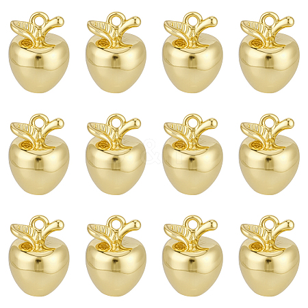 12Pcs Brass Charms KK-BC0015-09G-1