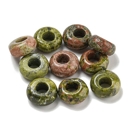 Natural Unakite Beads G-Q173-03A-21-1