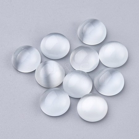 Cat Eye Cabochons GLAA-P039-A06-10mm-1