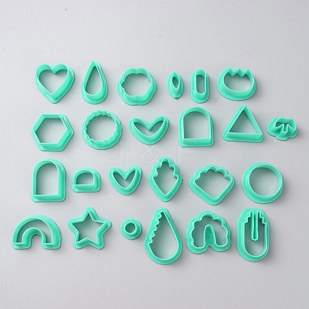 Plastic Plasticine Tools DIY-WH0502-78-1