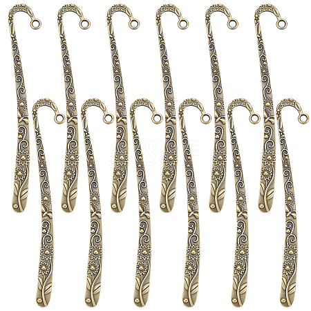 12Pcs Alloy Hair Sticks MRMJ-SC0001-66A-1