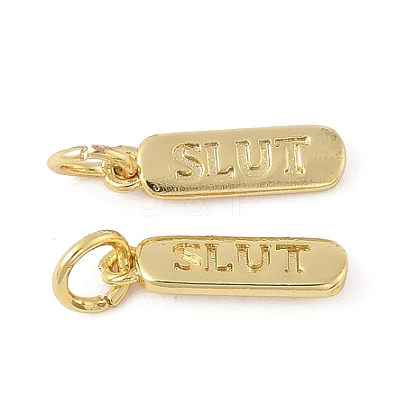 Brass Pendants X-KK-L245-01G-04-1