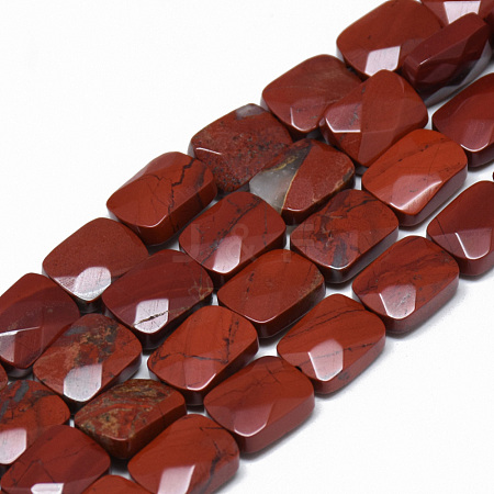 Natural Red Jasper Beads Strands G-T072-07-1