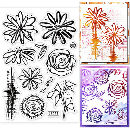 Custom PVC Plastic Clear Stamps DIY-WH0448-0604-1