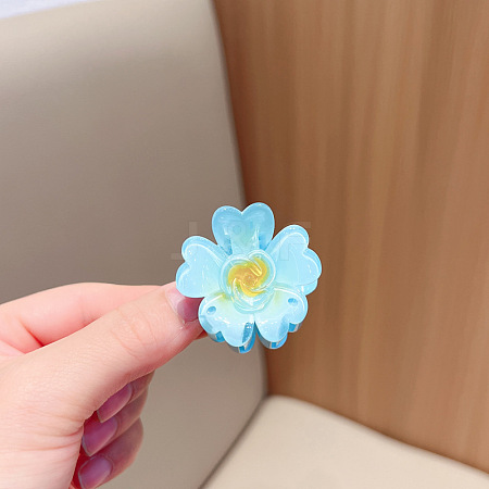 Flower Plastic Claw Hair Clips PW-WG3FA62-10-1