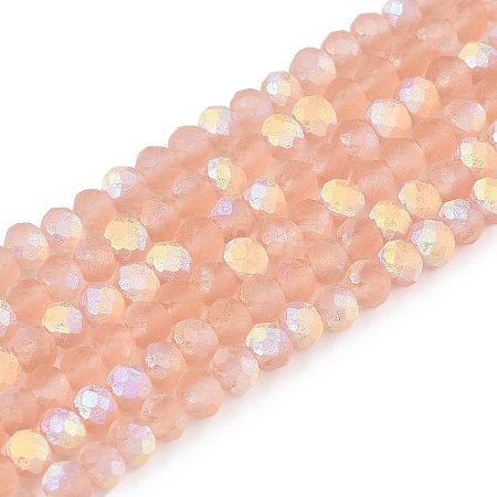 Transparent Glass Beads Strands LS-EGLA-A044-T2mm-MB21-1