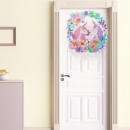 Wreath with Unicorn DIY Diamond Painting Kits PW-WG6FFC2-01-1