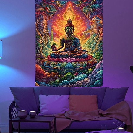 Buddha Altar Wiccan Witchcraft Tapestries PW-WG7C571-01-1