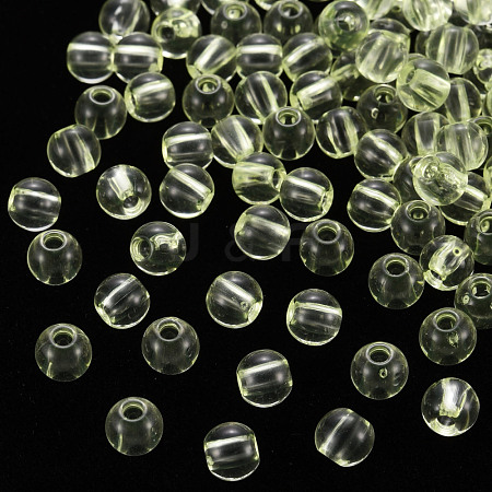 Transparent Acrylic Beads MACR-S370-A6mm-728-1
