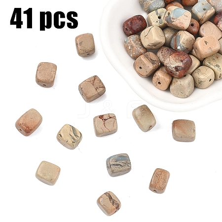1 Strand Natural Shoushan Stone Beads Strands G-YW0002-90-1