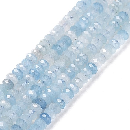 Natural Aquamarine Beads Strands G-H278-01B-1