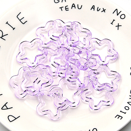 Transparent Acrlyic Pendants MACR-TAC0013-002G-1
