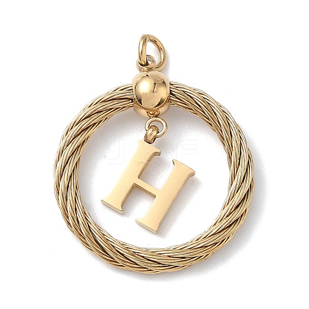 304 Stainless Steel Pendants STAS-D154-01H-G-1