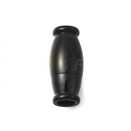 Barrel 304 Stainless Steel Magnetic Clasps STAS-D382-03B-EB-1