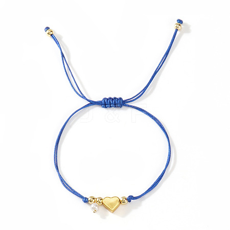 Imitation Pearl Charm Bracelets SI5748-10-1