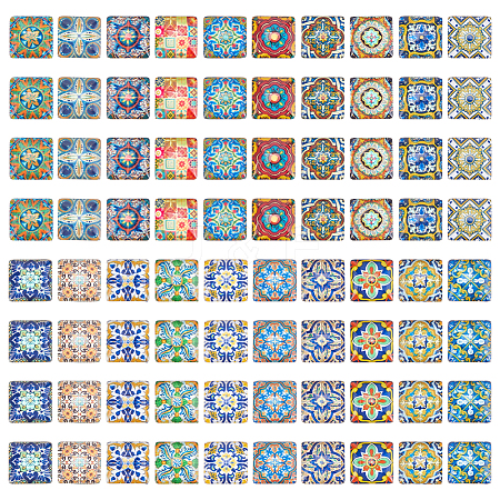4 Bags Glass Cabochons GGLA-PH0001-75A-1