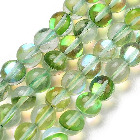 Transparent Glass Beads GLAA-B022-8mm-18-1