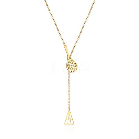 Simple and Stylish Stainless Steel Lariat Necklaces WC5409-1-1