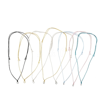 Adjustable Polyester Cord Necklace Making AJEW-JB01379-1