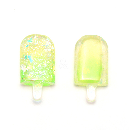 Transparent Resin Cabochons RESI-CJC0006-008E-1