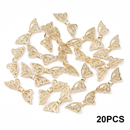 20Pcs Rack Plating Alloy Beads FIND-YW0008-15G-1