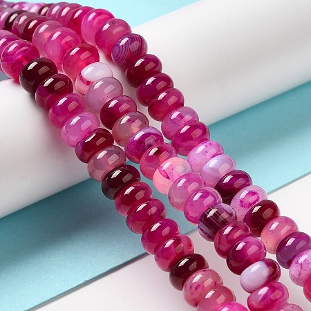 Natural Agate Beads Strands X-G-H295-C03-02-1