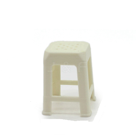 Plastic Stool Miniature Ornaments PW-WGA8030-02-1