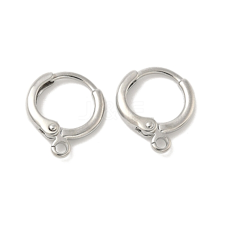 Brass Leverback Earring Findings KK-B166-05P-1