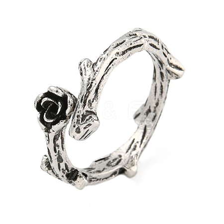 Alloy Finger Rings for Women RJEW-A034-07AS-1