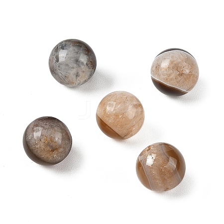 Natural Agate Sphere Beads GG-D003-A11-03-1