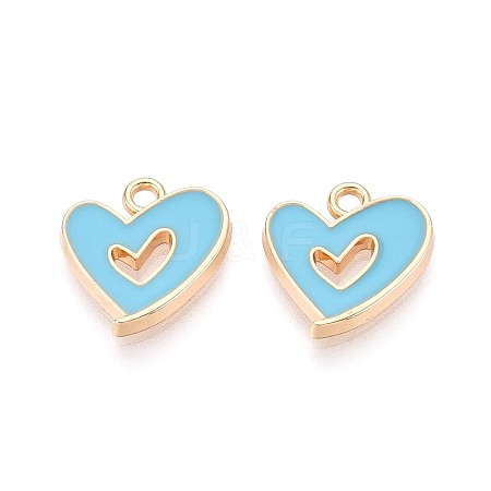 Alloy Enamel Pendants LS-PALLOY-T092-27G-05-1