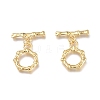 Brass Toggle Clasps KK-Q764-06G-1