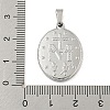 Non-Tarnish 304 Stainless Steel Pendants STAS-B071-02F-11P-3