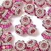 Sparkling Acrylic Rhinestone Round Beads OACR-NH0002-01B-09-2