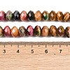 Natural Tiger Eye Beads Strands G-C259-A46-5x8mm-5